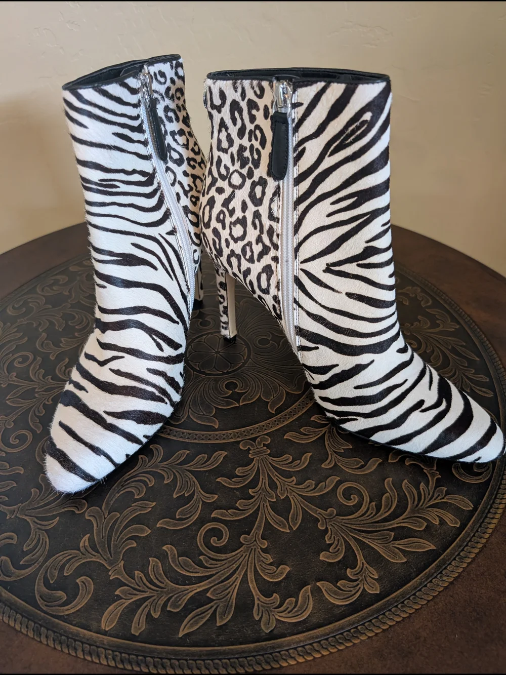 Guess Tabare Animal-Print Ankle Booties - Picture 1 of 13